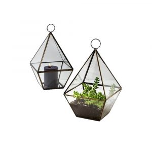 Brass Triangle Lantern