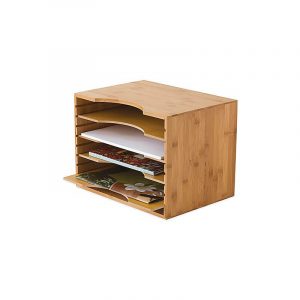 Bamboo File Organizer
